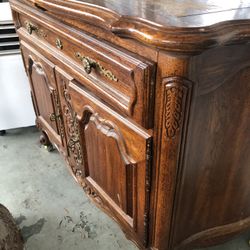 19th Century French Buffet Sliding  Top For Restoring $50 