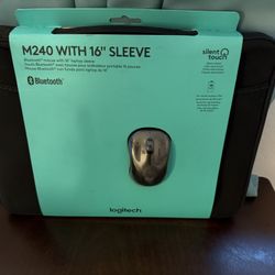 Logitech M240 With 16” Sleeve
