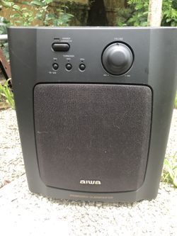 Aiwa powered subwoofer