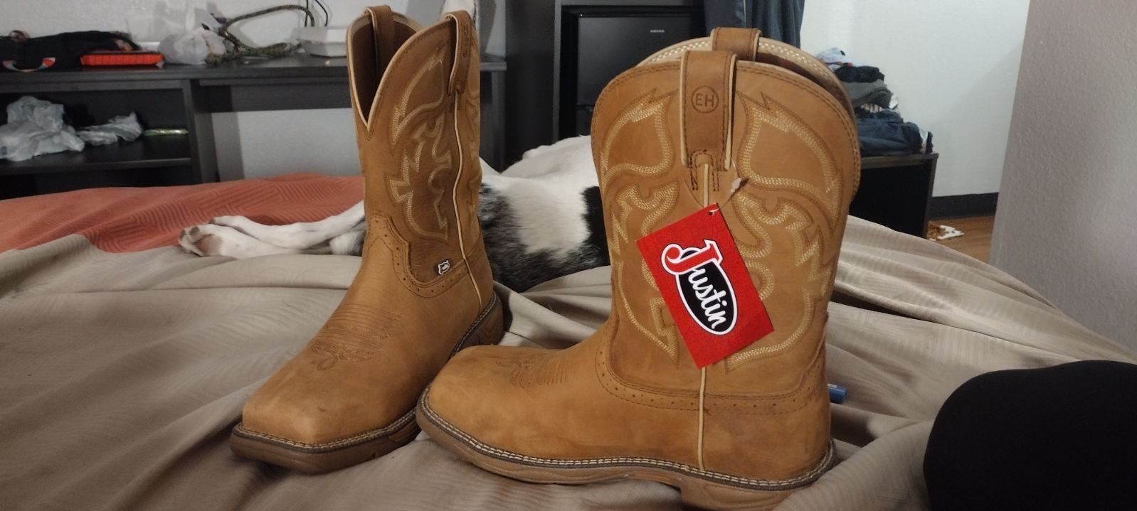 Brand New Justin Boots Size 9 Mens