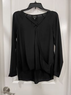 Black Long Sleeve Blouse Women’s size Small