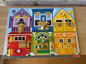 Melissa and Doug latch key toy