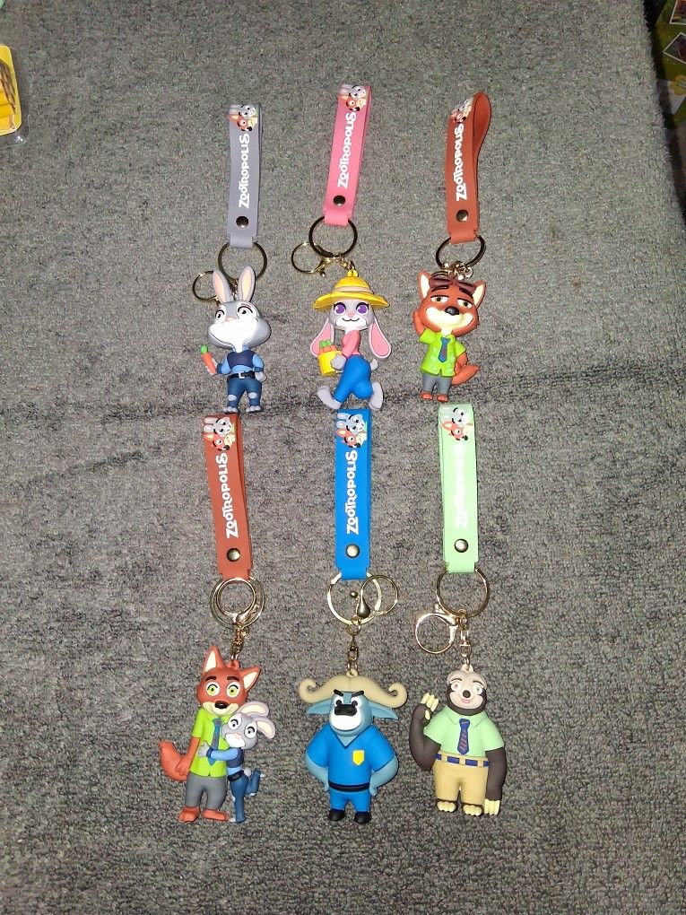 Zootopia Keychain Each $4 Or 3×$10