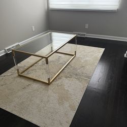 Coffee Table And Rug 