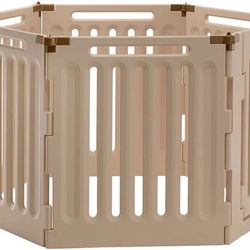 Richell 6-Panel Convertible Indoor/Outdoor Playpen for Dogs & Cats