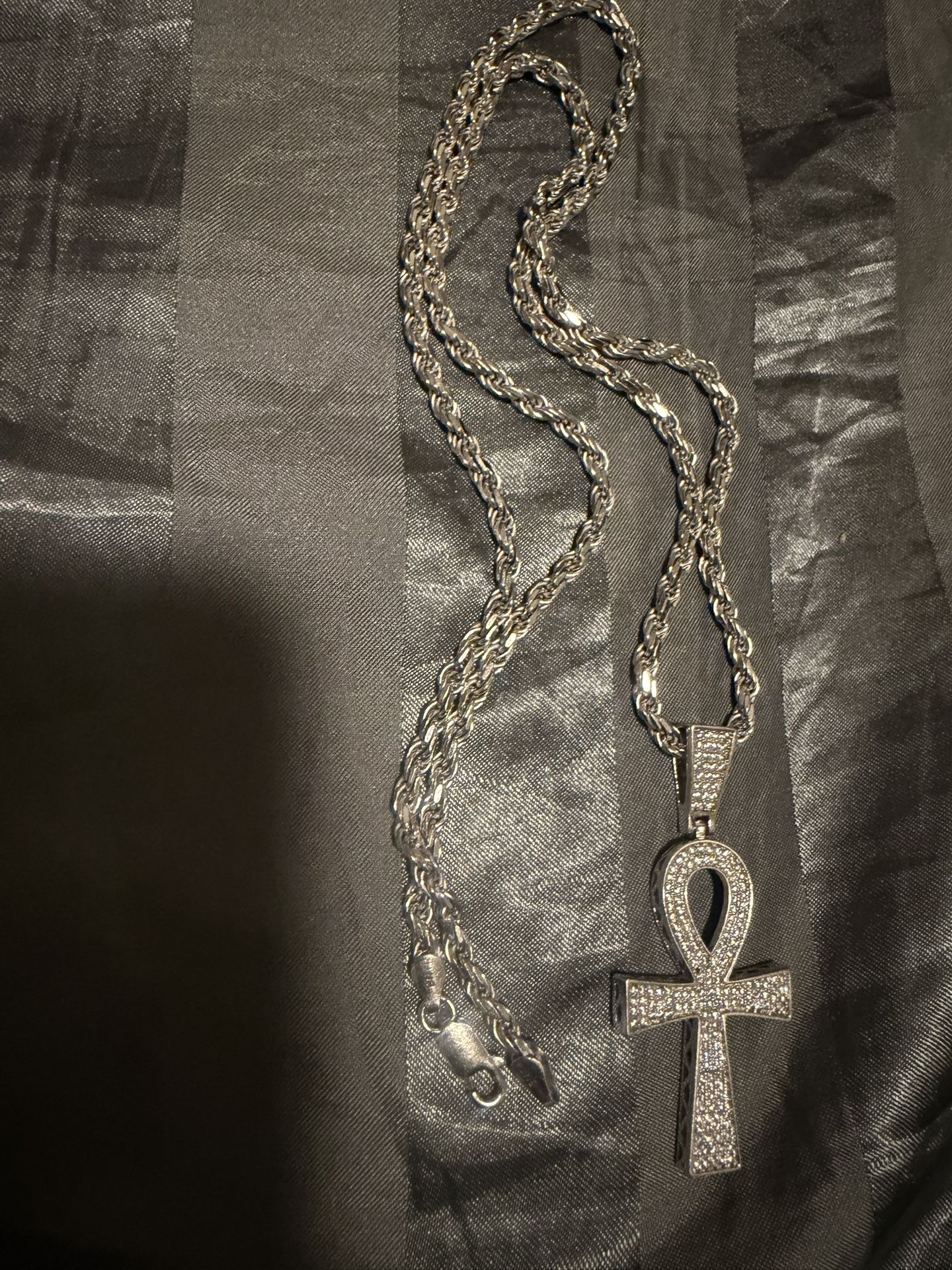 Sterling Silver Necklace And Pendant