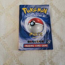 Pokemon 1999 Trading Card Rules  Game Version 2