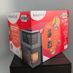 New Instant Pot 5.3qt Air Fryer with Odor Erase Clearcook Air Fry, Reheat, Bakes, Roasts