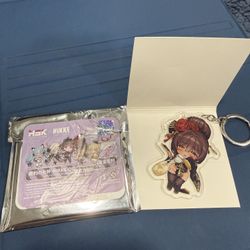 Nikke Chibi Noir Plastic KeyChain 