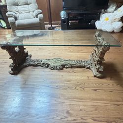 Antique Gilded Coffee Table 