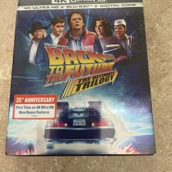 Back to the Future: The Ultimate Trilogy (4K Ultra HD + Blu-Ray + Digital) New