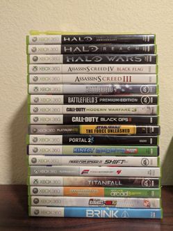 25+ XBOX 360/OG XBOX Game Lot (HALO, STAR WARS, COD)