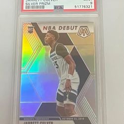 PSA 9 Jarrett Culver 2019 Panini Mosaic Silver Prizm #263 Rookie