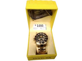 Invicta 19837 Gold Regular Watch