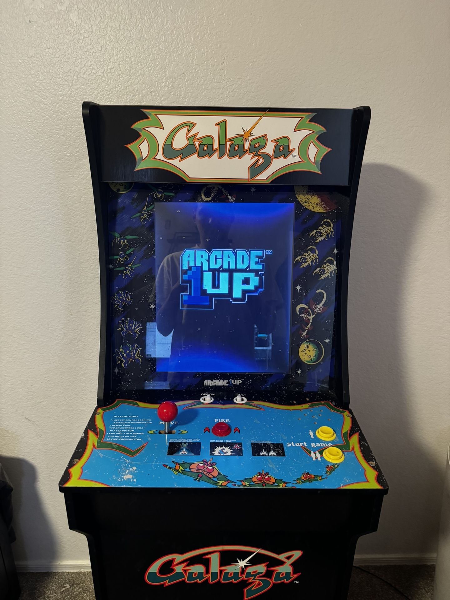 Galaga Galaxian 5FT Arcade Machine 