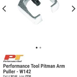 🧰 NEW Performance Tool Pitman Arm Puller – Model W142 🔧