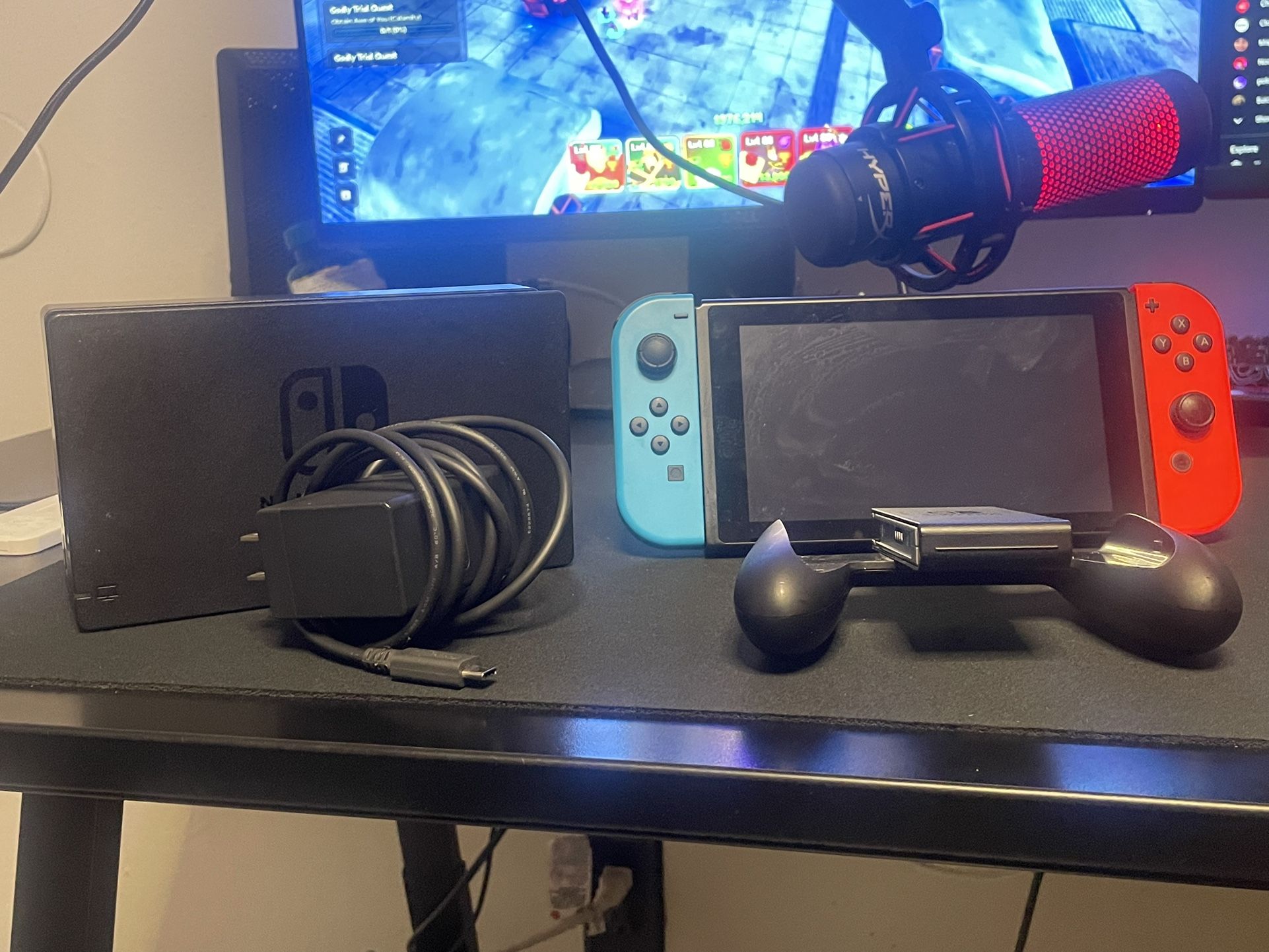nintendo switch (comes with games and accessories)