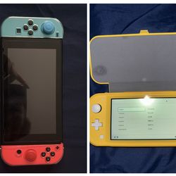 Nintendo Switch Light  And Switch 1 Gen