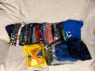 BUNDLE of boys kids tween clothes size 14-16 graphic tees pants shorts hoodie sweatshirt pokemon