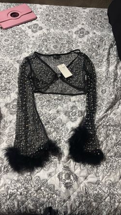 Black top or jacket top