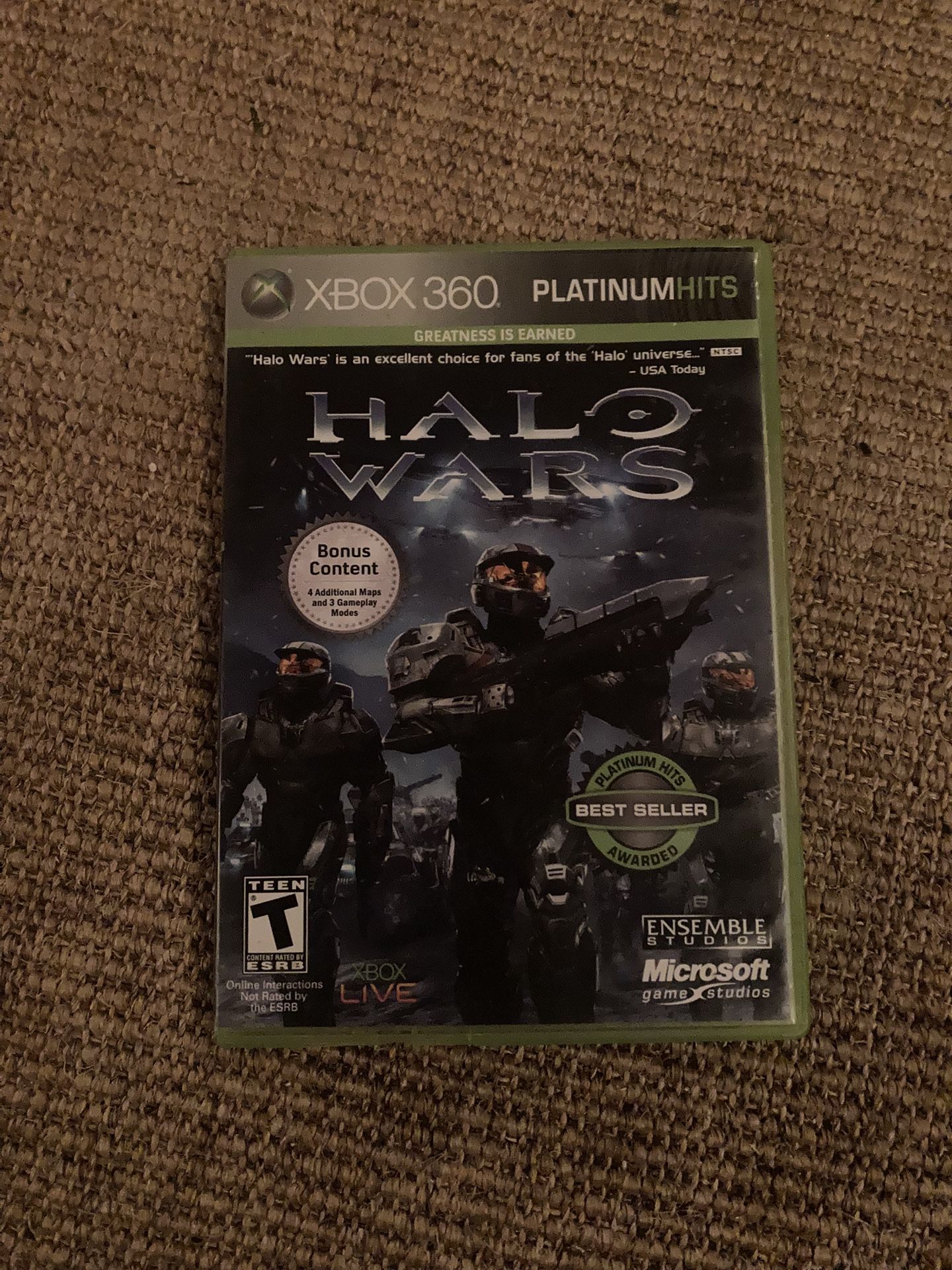 Halo Wars Platinum Hits Xbox 360 Game