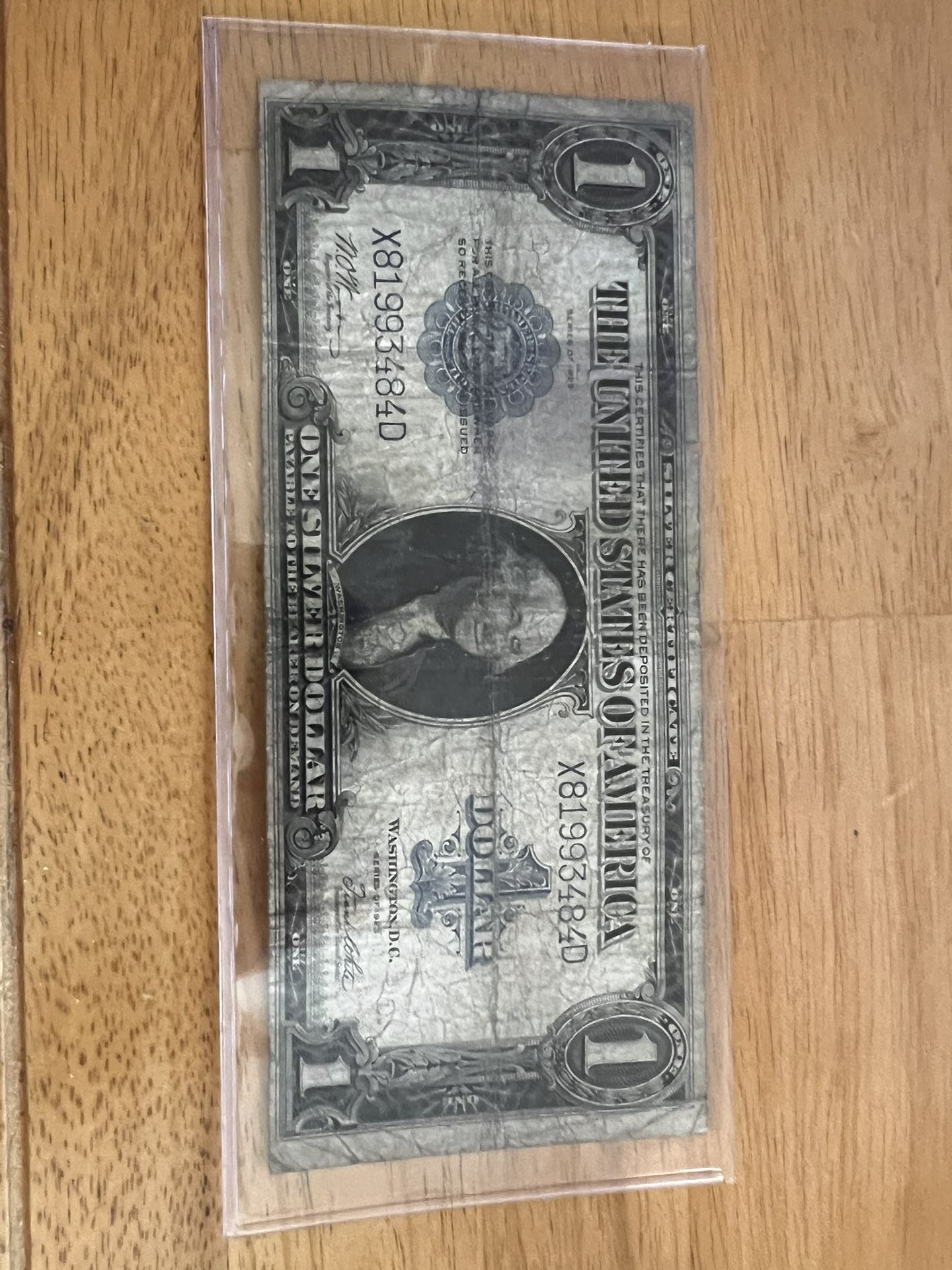 Horse Blanket 1 Dollar Silver Certificate