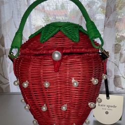 Kate Spade X Target Strawberry Pearl Bucket Bag 