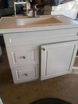 Vanity with vanity top