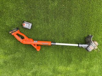 Kobalt lawn mower battery operated and Weed Eater Black and Decker