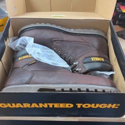 DEWALT Men's Axle Waterproof 6 in. Work Boots - Steel Toe - Walnut Pitstop Size 12(M)