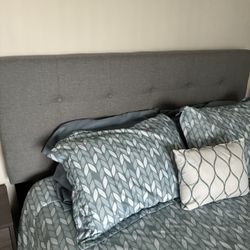 Fabric Queen Bed Frame