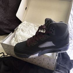 The Black Car Jordan’s 5