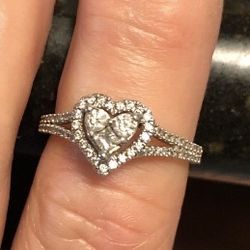 Heart Shaped Diamond Ring