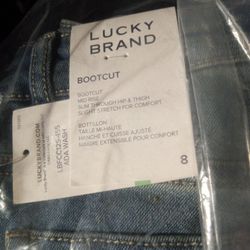 Lucky Brand Boot Cut Girls Size 8