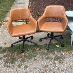 Desk Chairs - Pair
