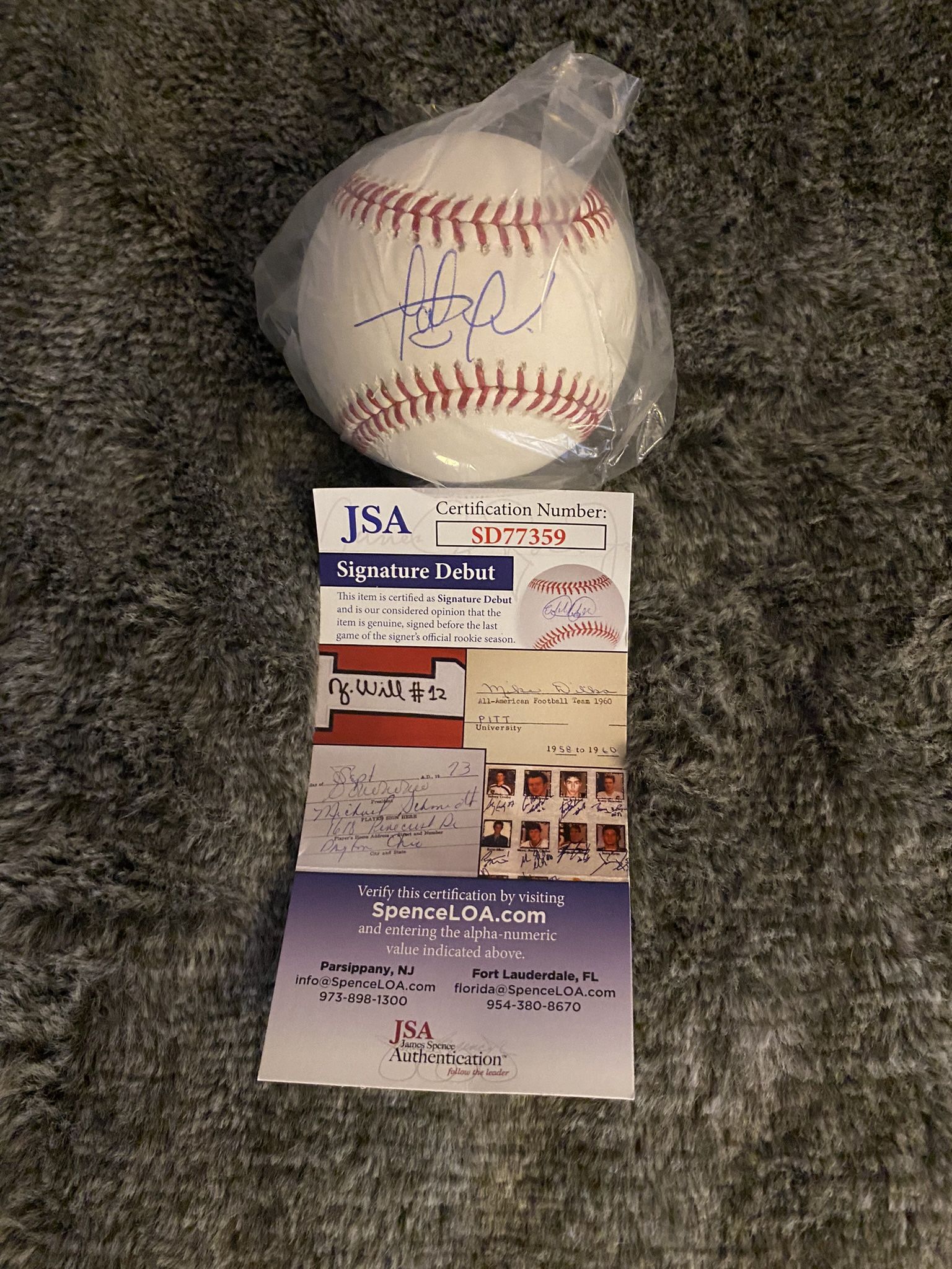 Fernando Tatis Jr. Signed Baseball/JSA