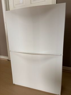 White 2-Piece Shoe Storage Cabinet