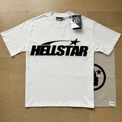 Blank White Hellstar Tee Size S