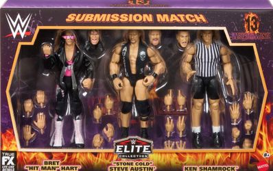WWE Elite Legacy Submission Match 3 Action Figures & Accessories