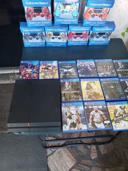 1 Sealed Control that still Cost $70! At store. & 2016 Playstation 4 500GB. $20! Per PS4 Game. 3 For $50! 7 Games for $100!? Extra control $35!
