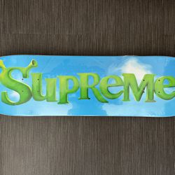 Supreme FW21 Shrek Logo Skate Deck Skateboard