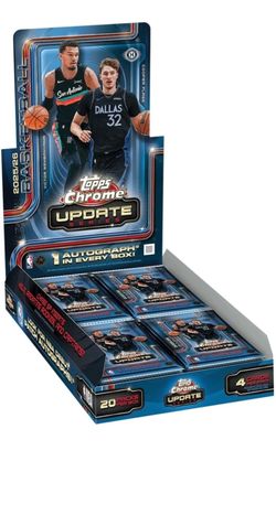 2025-26 Topps Chrome Update Basketball Hobby Box