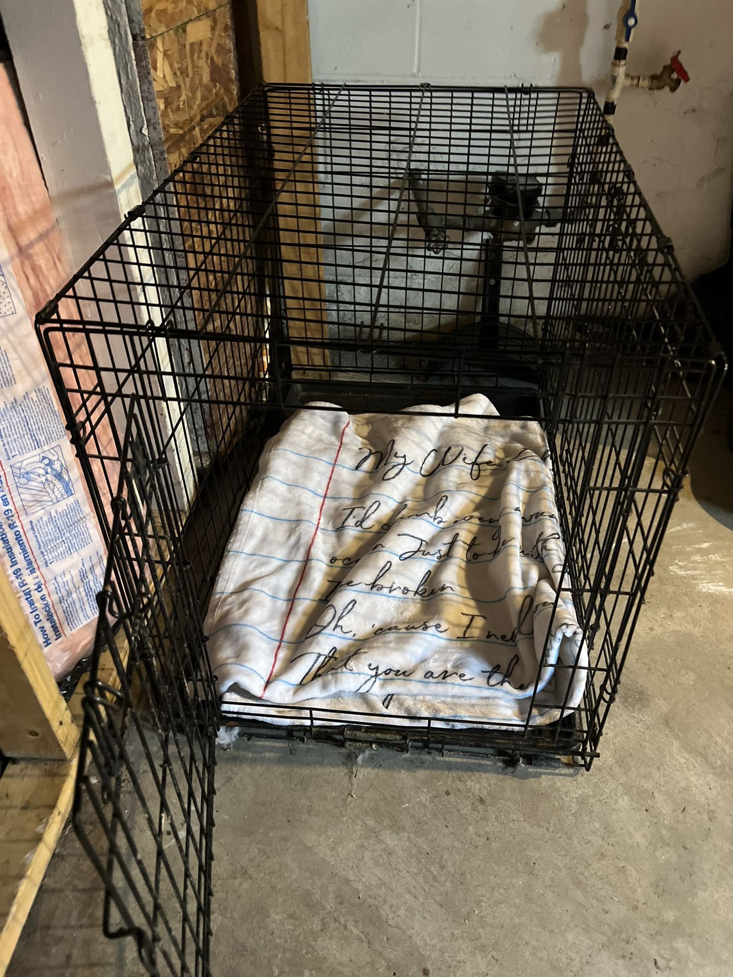 Dog Cage With Tray 