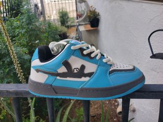 Lost Boys Archives Aqua Taffy Blue  Low Top Shoes Size 6.5 Men / 8.5 Women