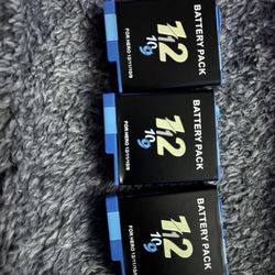 GoPro 12 Battery Charger/Batteries/Black