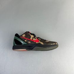 Nike Kobe 6 Protro "Italian Camo" - Black/Crimson-Khaki (2024)