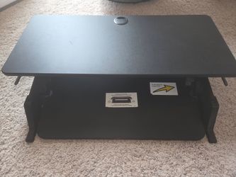Sit stand desk converter