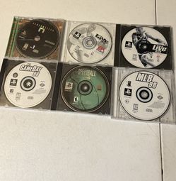 UNTESTED Sony PlayStation 1 Video Games Lot of 6
