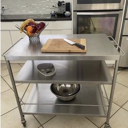 Stainless Steel Kitchen Cart 
