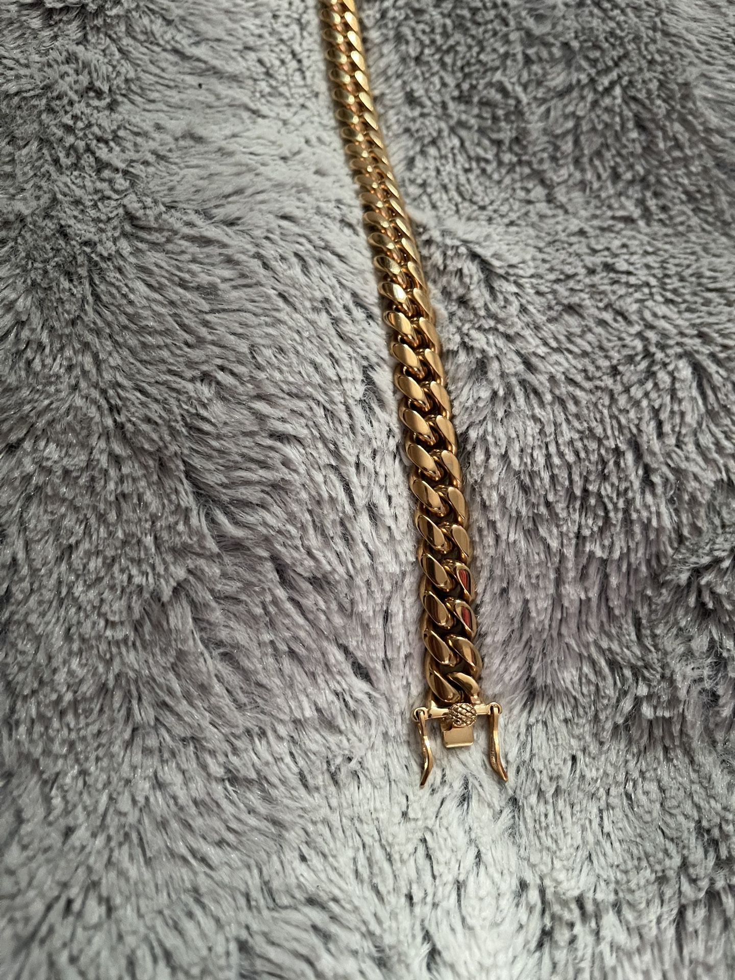 24 Inch Gold Plated Cuban Chain
